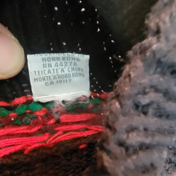 Vintage 1994 Christmas Wreath Ugly Sweater with Real Ornaments Size Medium - Picture 14 of 15